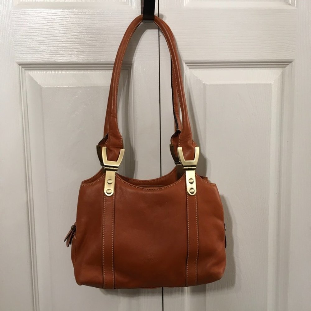 Barbara Milano Leather Shoulder Bag
